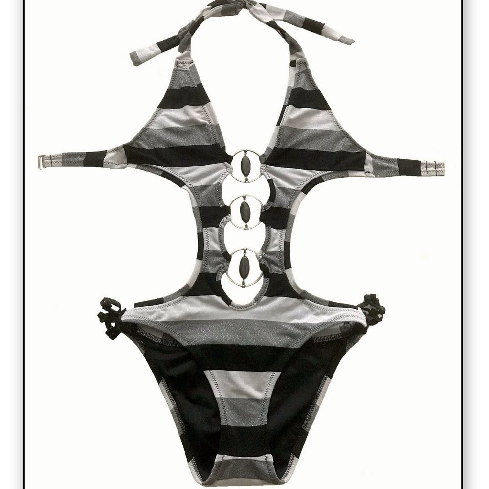 Sexy Women's Bikini Set One Piece Swimsuit Size M